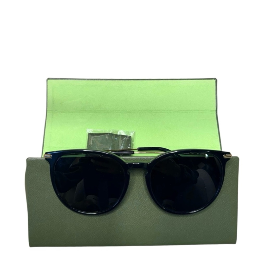 NWT LONGCHAMP Black round sunglasses 🕶️ LO646S-001 - Picture 7 of 12